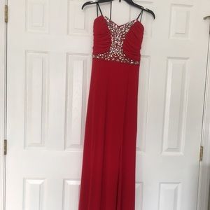Fancy red dress